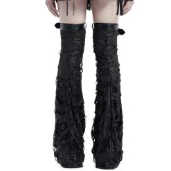 PUNK RAVE Leg Warmers 'Punk Decadent' Noirs 26 PUNK RAVE Leg Warmers 'Punk Decadent' Noirs -ALCHEMY GOTHIC shop leg warmers punk decadent noirs 8