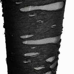 PUNK RAVE Legging 'Ripped Off' Noir -ALCHEMY GOTHIC shop legging ripped off noir 10