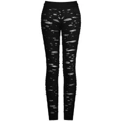 PUNK RAVE Legging 'Ripped Off' Noir -ALCHEMY GOTHIC shop legging ripped off noir 7