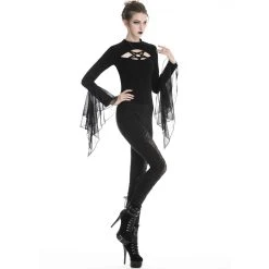 DARK IN LOVE Leggings 'Amoret' Noir -ALCHEMY GOTHIC shop leggings amoret noir 3