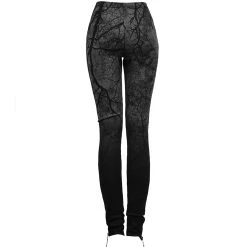 PUNK RAVE Leggings 'Brocéliande' Noir Et Gris 23 PUNK RAVE Leggings 'Brocéliande' Noir Et Gris -ALCHEMY GOTHIC shop leggings broceliande noir et gris 7