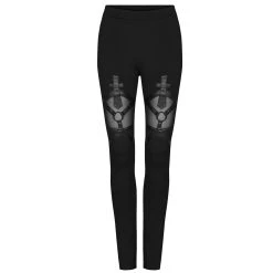 PUNK RAVE Leggings 'Dark Doll' Noir 26 PUNK RAVE Leggings 'Dark Doll' Noir -ALCHEMY GOTHIC shop leggings dark doll noir 8