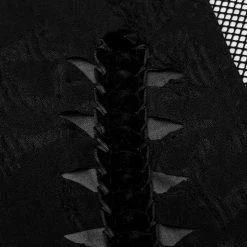 PUNK RAVE Leggings 'Goth Black Flames' Noir -ALCHEMY GOTHIC shop leggings goth black flames noir 13