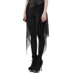 PUNK RAVE Leggings 'Goth Black Flames' Noir -ALCHEMY GOTHIC shop leggings goth black flames noir 6
