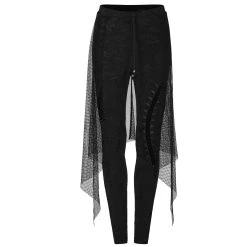 PUNK RAVE Leggings 'Goth Black Flames' Noir -ALCHEMY GOTHIC shop leggings goth black flames noir 9