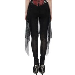 PUNK RAVE Leggings 'Goth Flames' Noir Et Rouge -ALCHEMY GOTHIC shop leggings goth flames noir et rouge 6
