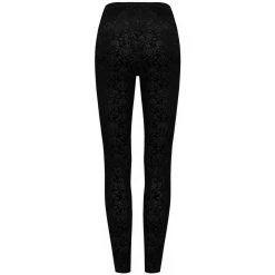 PUNK RAVE Leggings 'Gothic Retro' Noir -ALCHEMY GOTHIC shop leggings gothic retro noir 9