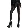 PUNK RAVE Leggings 'Hecate' Noir Et Bordeaux 2 PUNK RAVE Leggings 'Hecate' Noir Et Bordeaux -ALCHEMY GOTHIC shop leggings hecate noir et bordeaux