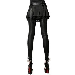 PUNK RAVE Leggings 'MacBeth' Noir -ALCHEMY GOTHIC shop leggings macbeth noir 11
