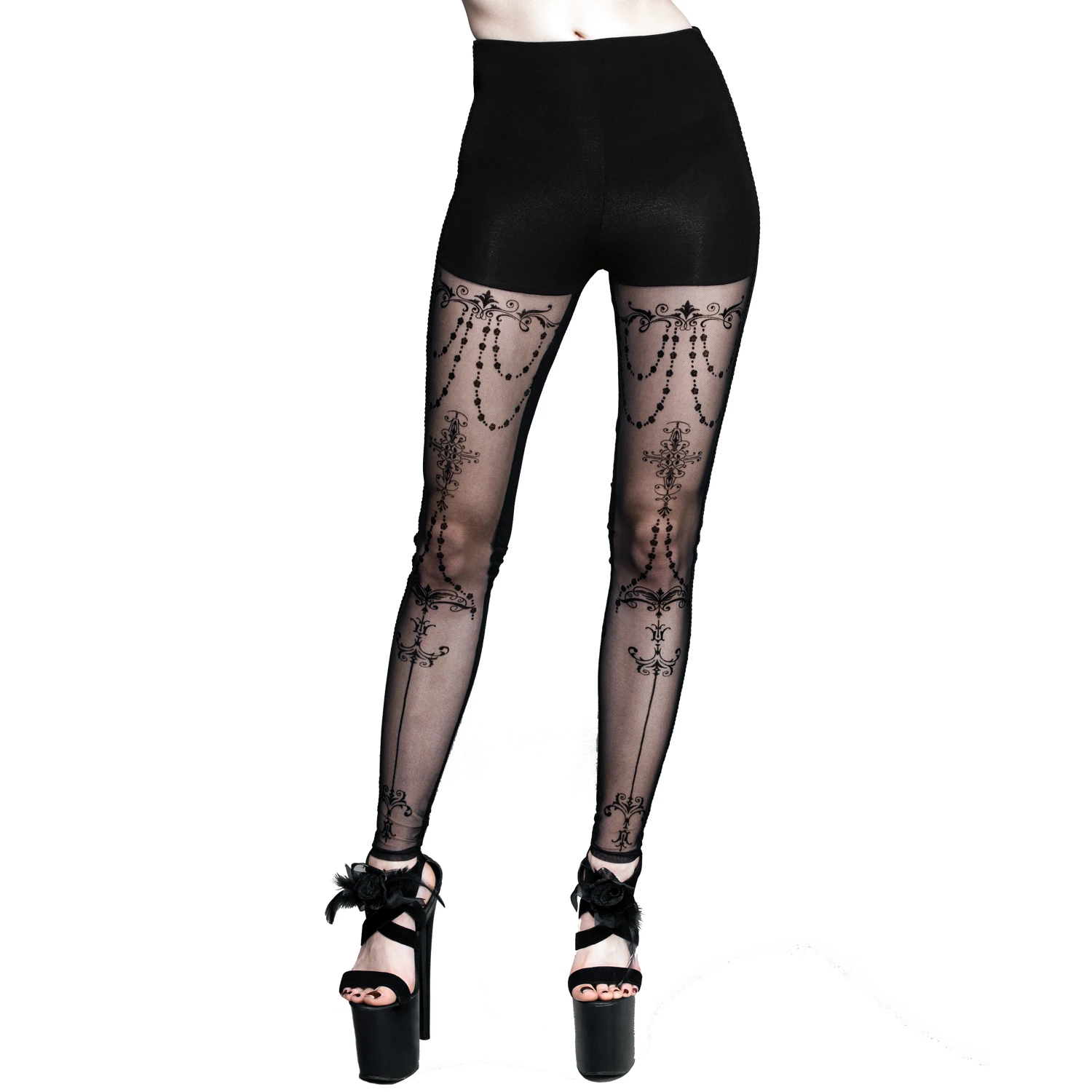 Eva Lady Leggings 'Medusa' Noir 3 Eva Lady Leggings 'Medusa' Noir