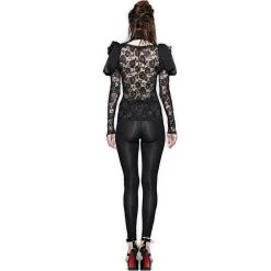 PUNK RAVE Leggings 'Mephisto' Noir -ALCHEMY GOTHIC shop leggings mephisto noir 2