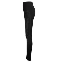PUNK RAVE Leggings 'Mephisto' Noir -ALCHEMY GOTHIC shop leggings mephisto noir 8