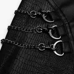 PUNK RAVE Leggings 'Nebulos' Noir -ALCHEMY GOTHIC shop leggings nebulos noir 13