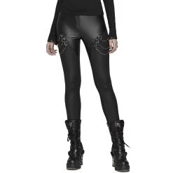 PUNK RAVE Leggings 'Nebulos' Noir -ALCHEMY GOTHIC shop leggings nebulos noir 6