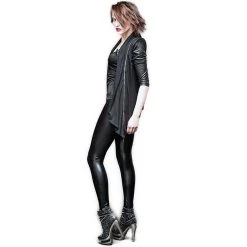 QUEEN OF DARKNESS Leggings Noir 'Seconde Peau' -ALCHEMY GOTHIC shop leggings noir seconde peau 1 4