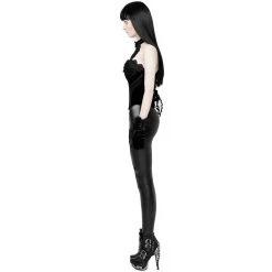 PUNK RAVE Leggings 'Soiree Gothic' Noir -ALCHEMY GOTHIC shop leggings soiree gothic noir 3