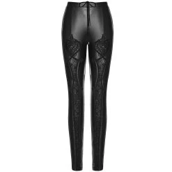 PUNK RAVE Leggings 'Soiree Gothic' Noir -ALCHEMY GOTHIC shop leggings soiree gothic noir 8