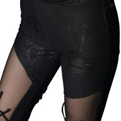PUNK RAVE Leggings 'Spiderella' Noir -ALCHEMY GOTHIC shop leggings spiderella noir 10