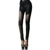 PUNK RAVE Leggings 'Spiderella' Noir 2 PUNK RAVE Leggings 'Spiderella' Noir -ALCHEMY GOTHIC shop leggings spiderella noir