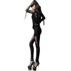 PUNK RAVE Leggings 'Spiderella' Noir -ALCHEMY GOTHIC shop leggings spiderella noir 3