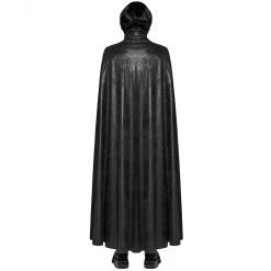 PUNK RAVE Long Manteau Cape Gothique 'Vampyr' Noir -ALCHEMY GOTHIC shop long manteau cape gothique vampyr noir 2