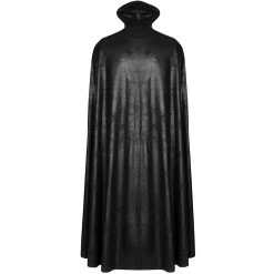 PUNK RAVE Long Manteau Cape Gothique 'Vampyr' Noir -ALCHEMY GOTHIC shop long manteau cape gothique vampyr noir 7