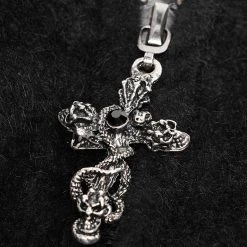 PUNK RAVE Long Manteau Cape Gothique 'Vampyr' Noir -ALCHEMY GOTHIC shop long manteau cape gothique vampyr noir 9