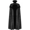 PUNK RAVE Long Manteau Cape Gothique Victorien 'Illuminati' Noir 2 PUNK RAVE Long Manteau Cape Gothique Victorien 'Illuminati' Noir -ALCHEMY GOTHIC shop long manteau cape gothique victorien illuminati noir