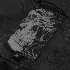 PUNK RAVE Long Manteau Cape Gothique Victorien 'Illuminati' Noir -ALCHEMY GOTHIC shop long manteau cape gothique victorien illuminati noir 11