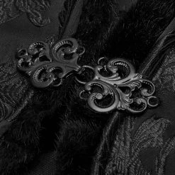 PUNK RAVE Long Manteau Cape Gothique Victorien 'Illuminati' Noir -ALCHEMY GOTHIC shop long manteau cape gothique victorien illuminati noir 9