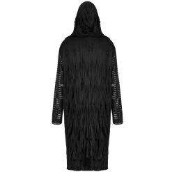 PUNK RAVE Long Manteau 'Lycidas' Noir -ALCHEMY GOTHIC shop long manteau lycidas noir 8