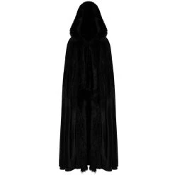 PUNK RAVE Longue Cape 'Orphelia' Noire