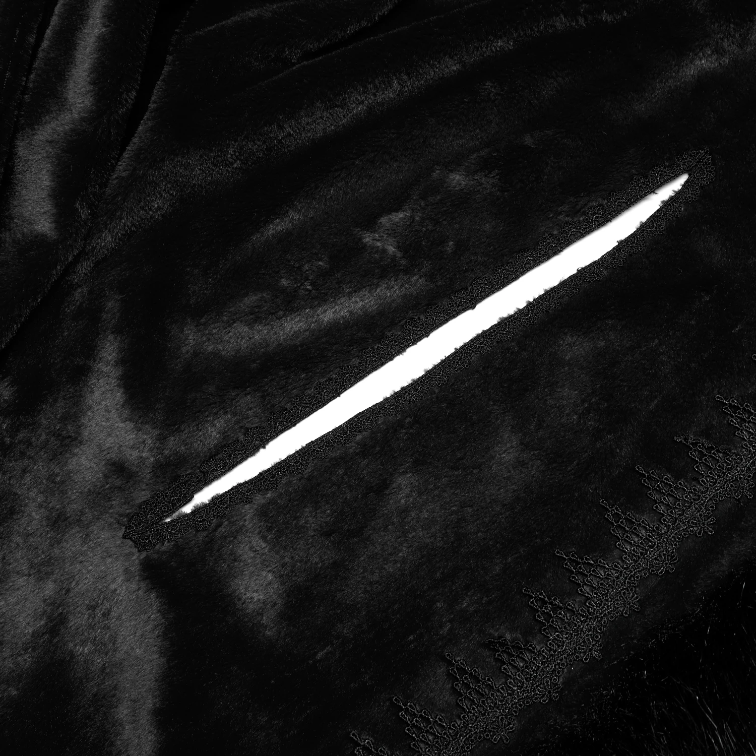 PUNK RAVE Longue Cape 'Orphelia' Noire 12 PUNK RAVE Longue Cape 'Orphelia' Noire – Image 10