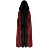 PUNK RAVE Longue Cape 'Orphelia' Rouge 2 PUNK RAVE Longue Cape 'Orphelia' Rouge -ALCHEMY GOTHIC shop longue cape orphelia rouge