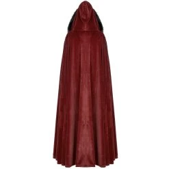 PUNK RAVE Longue Cape 'Orphelia' Rouge -ALCHEMY GOTHIC shop longue cape orphelia rouge 6