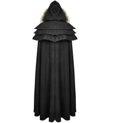 PUNK RAVE Longue Cape Pour Femmes 'Foxa' Noire -ALCHEMY GOTHIC shop longue cape pour femmes foxa noire 6