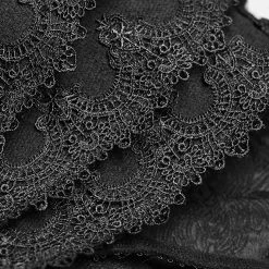 PUNK RAVE Longue Cape Pour Femmes 'Foxa' Noire -ALCHEMY GOTHIC shop longue cape pour femmes foxa noire 9