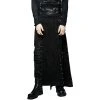 PUNK RAVE Longue Jupe Pour Hommes 'Katana' Noire -ALCHEMY GOTHIC shop longue jupe pour hommes katana noire