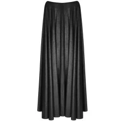 PUNK RAVE Longue Robe Cape Gothique 'Nightspell' Noire -ALCHEMY GOTHIC shop longue robe cape gothique nightspell noire 6