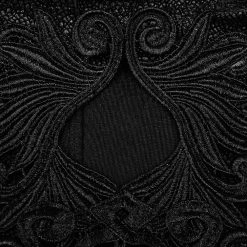 PUNK RAVE Longue Robe Cape Gothique 'Nightspell' Noire -ALCHEMY GOTHIC shop longue robe cape gothique nightspell noire 8