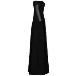 PUNK RAVE Longue Robe 'Celestia' Noire -ALCHEMY GOTHIC shop longue robe celestia noire 7