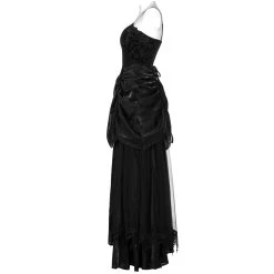 PUNK RAVE Longue Robe 'Druscillia' Noire 33 PUNK RAVE Longue Robe 'Druscillia' Noire -ALCHEMY GOTHIC shop longue robe druscillia noire 13