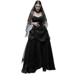 PUNK RAVE Longue Robe 'Druscillia' Noire 25 PUNK RAVE Longue Robe 'Druscillia' Noire -ALCHEMY GOTHIC shop longue robe druscillia noire 5
