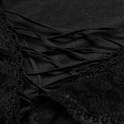 PUNK RAVE Longue Robe Gothique à Capuche 'Ladouceur' Noire -ALCHEMY GOTHIC shop longue robe gothique a capuche ladouceur noire 9