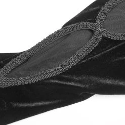 PUNK RAVE Longue Robe Gothique 'Princessa' Noire 25 PUNK RAVE Longue Robe Gothique 'Princessa' Noire -ALCHEMY GOTHIC shop longue robe gothique princessa noire 10