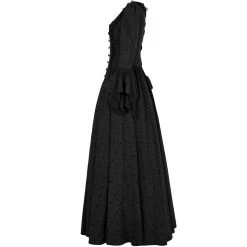 PUNK RAVE Longue Robe 'Metzli' Noire -ALCHEMY GOTHIC shop longue robe metzli noire 7
