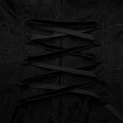 PUNK RAVE Longue Robe 'Mina' Noire 32 PUNK RAVE Longue Robe 'Mina' Noire -ALCHEMY GOTHIC shop longue robe mina noire 14