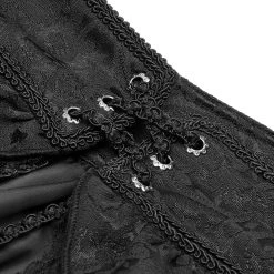 PUNK RAVE Longue Surjupe Gothique 'Syrens Song' Avec Traîne. -ALCHEMY GOTHIC shop longue surjupe gothique syrens song avec traine 9