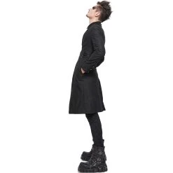 DEVIL FASHION Longue Veste 'Cryock' Noire -ALCHEMY GOTHIC shop longue veste cryock noire 8