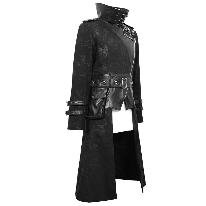 DEVIL FASHION Longue Veste 'Haboolm' Noire 14 DEVIL FASHION Longue Veste 'Haboolm' Noire – Image 12